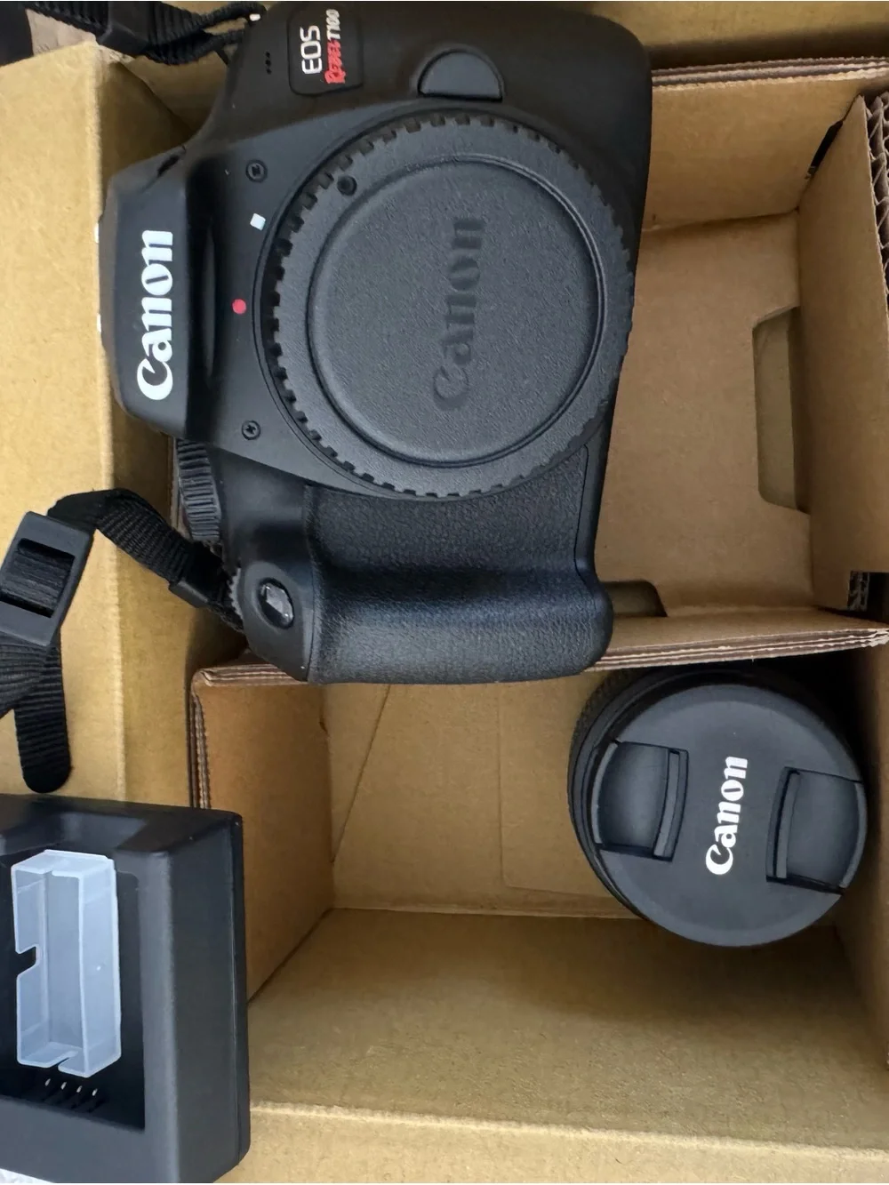 Canon Black DSLR Camera with 18-55mm Lens